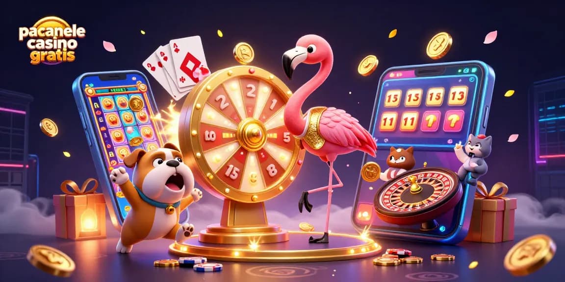 Joacă păcănele casino gratis în cadrul unei ilustrații 3D captivante, cu personaje animate care se bucură de câștiguri.
