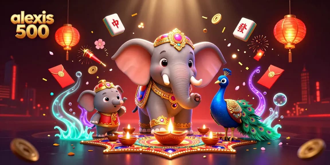 Engage with alexis 500 through vibrant casino-themed scenes with immersive game elements.