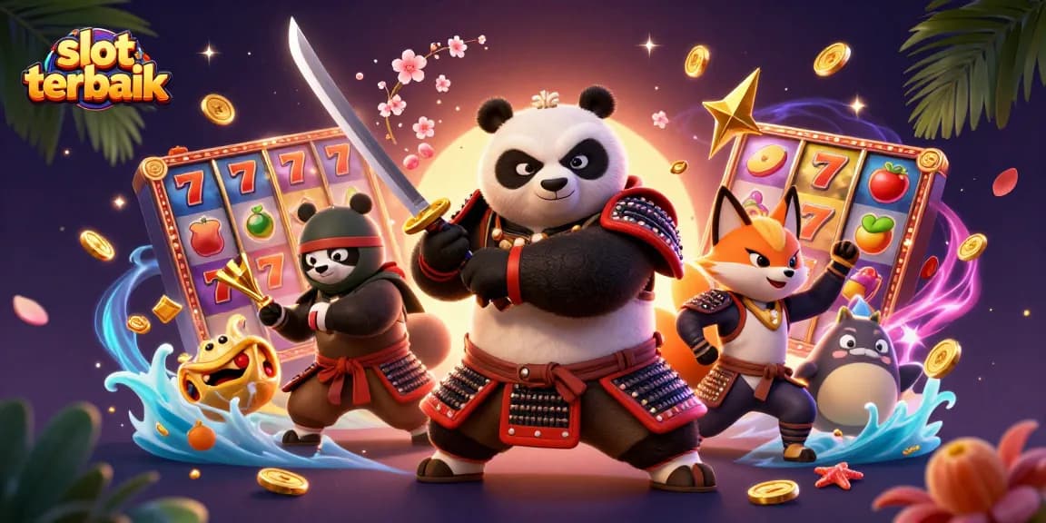 Experience the excitement of slot terbaik with dynamic characters and vibrant casino elements.