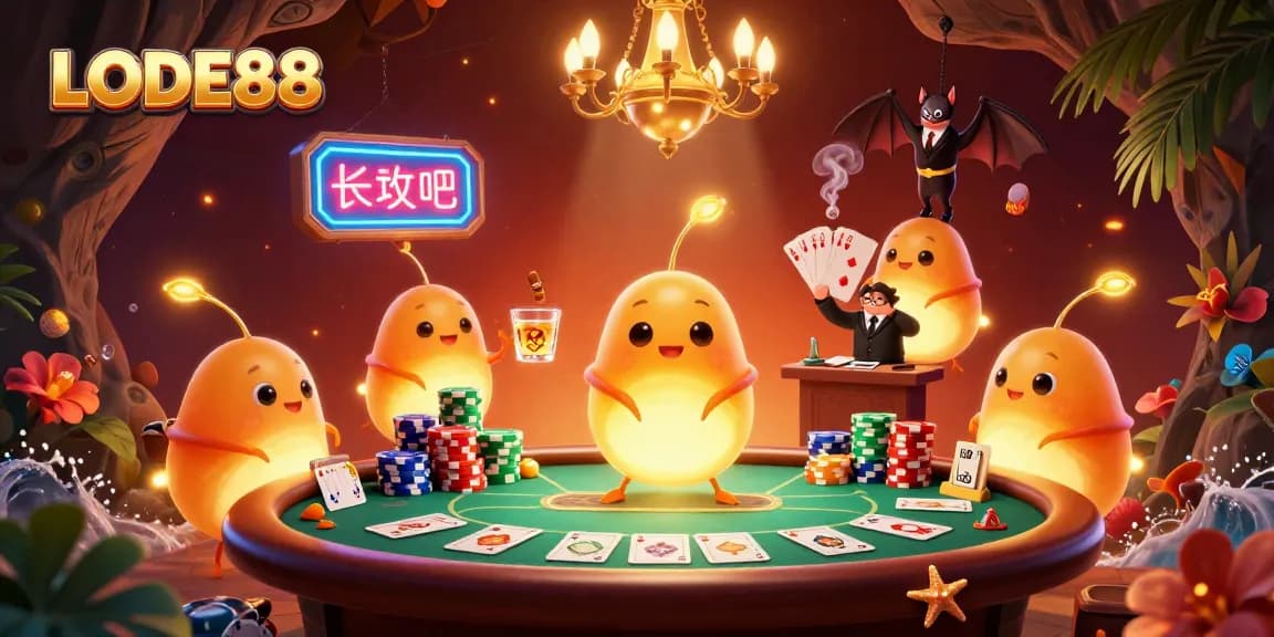 Experience thrilling gameplay at LODE88 with vibrant characters and engaging casino elements.