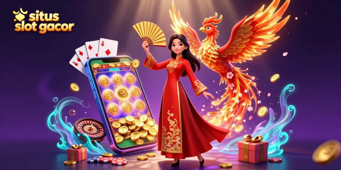 Experience the thrill of situs slot gacor with vibrant slot games and golden winnings.