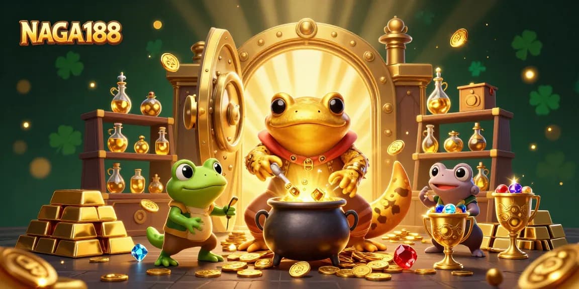NAGA188 menawarkan pengalaman bermain yang mengasyikkan dengan ilustrasi casino yang kaya akan unsur magis dan keberuntungan.