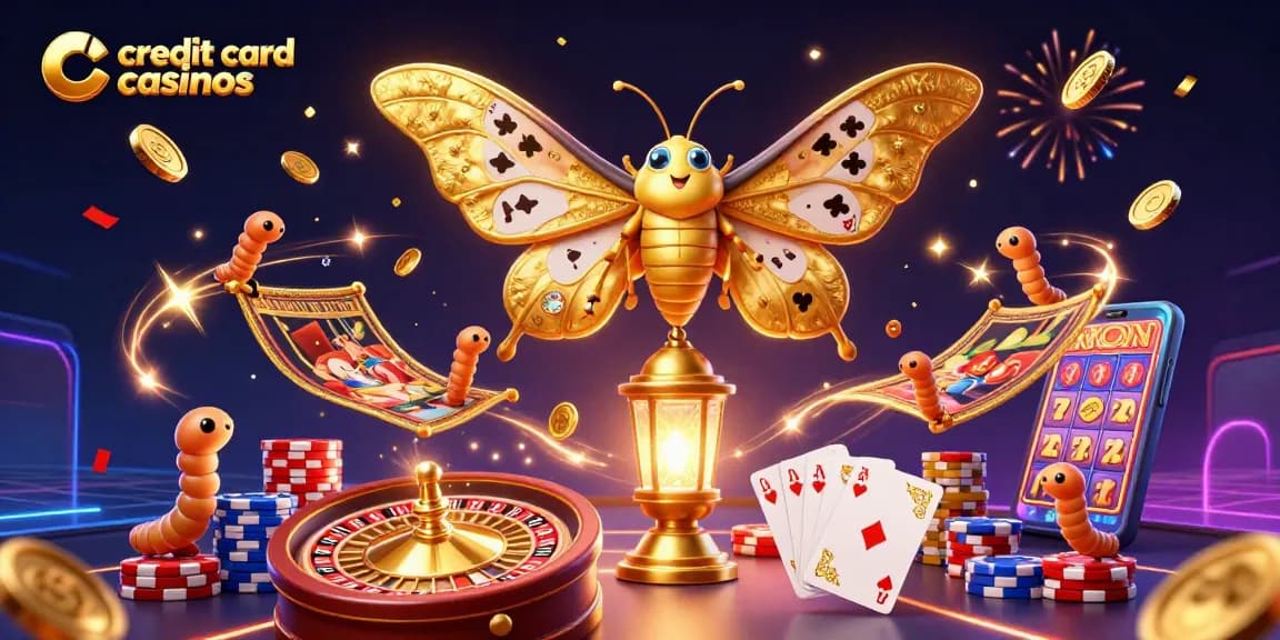 Experience thrilling action at credit card casinos with vibrant gameplay and golden treasures.