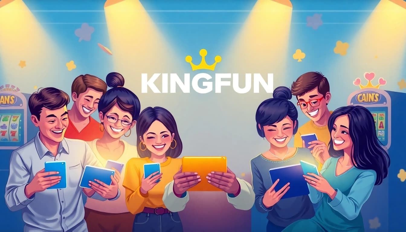 Experience the thrill of KINGFUN's online gaming platform with engaging visuals.
