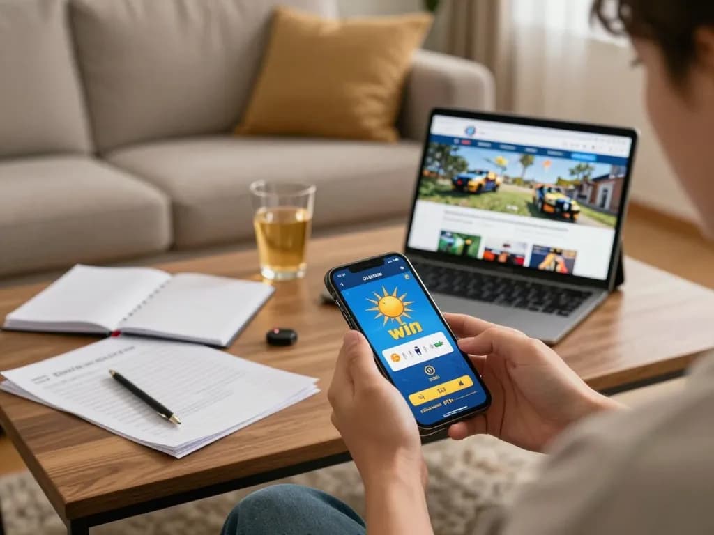 Engaging in sun win online casino gaming from a cozy home setup
