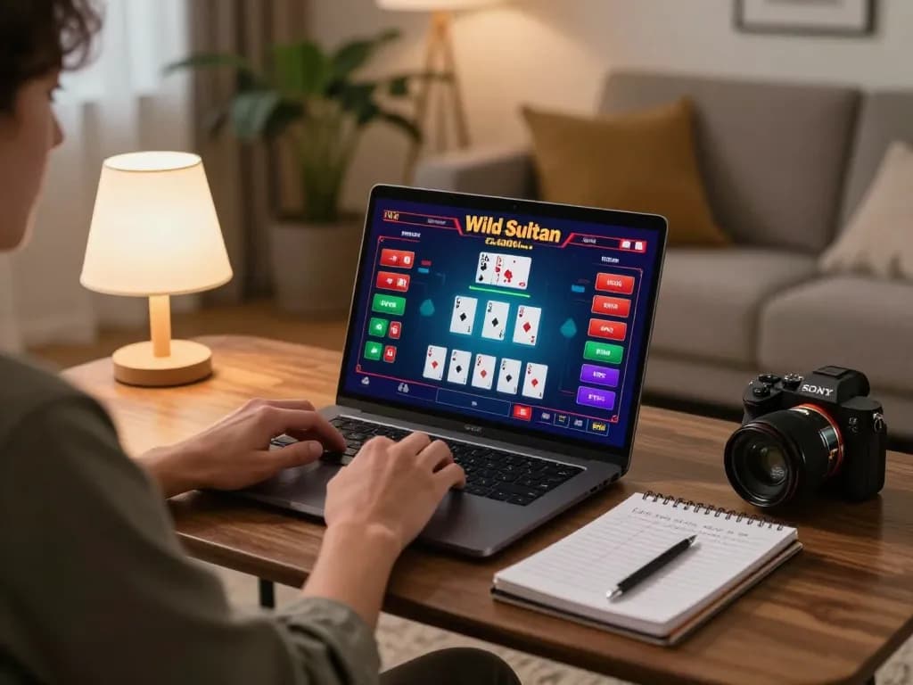 Engage with Wild Sultan bonus de bienvenue through an immersive online gaming experience at home.