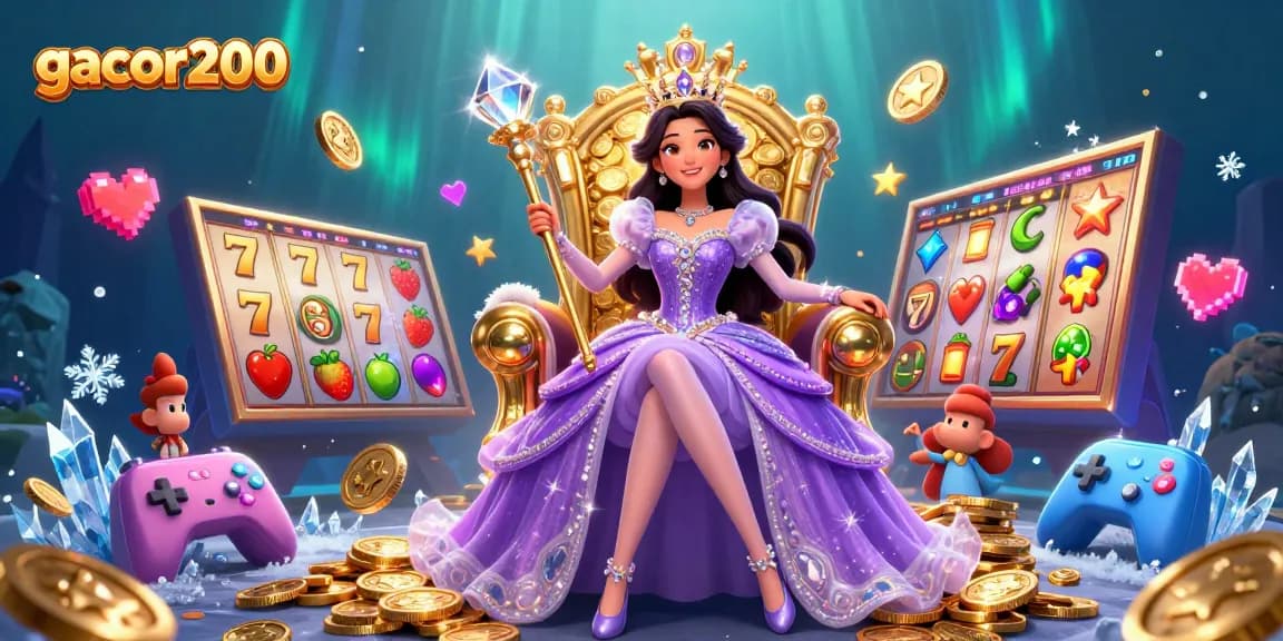 Join the excitement at gacor200 with vibrant slot reels and a fairy-tale theme.