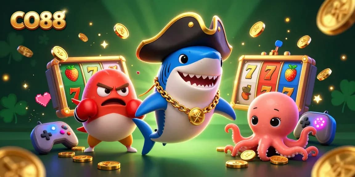 Experience thrilling wins at CO88 with exciting slot games and colorful 3D characters!