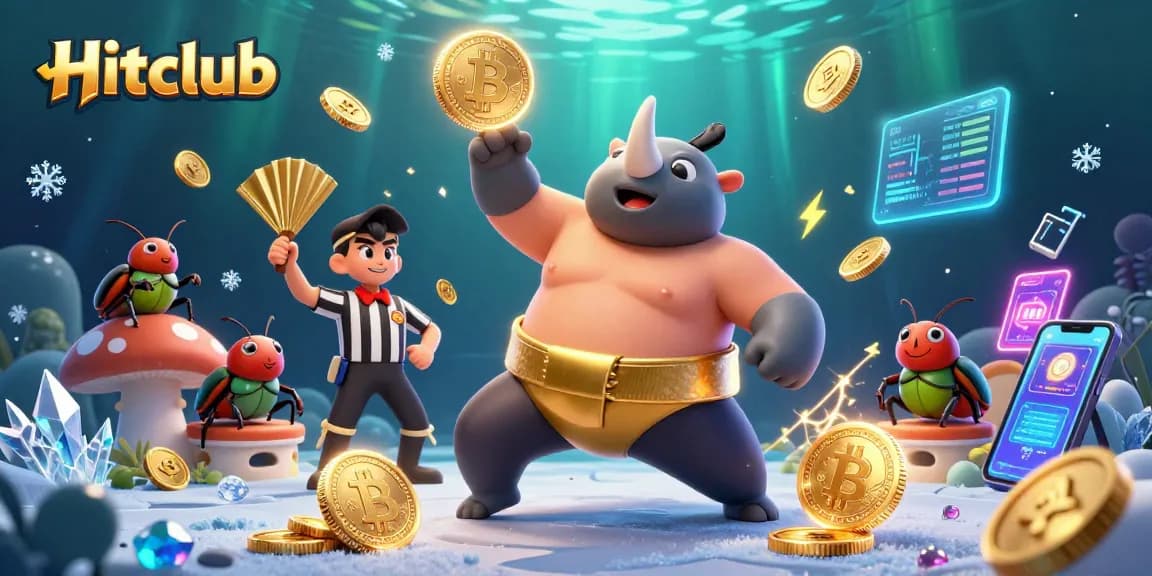 Hitclub displays the soaring victories of online gambling with a vibrant and competitive atmosphere.