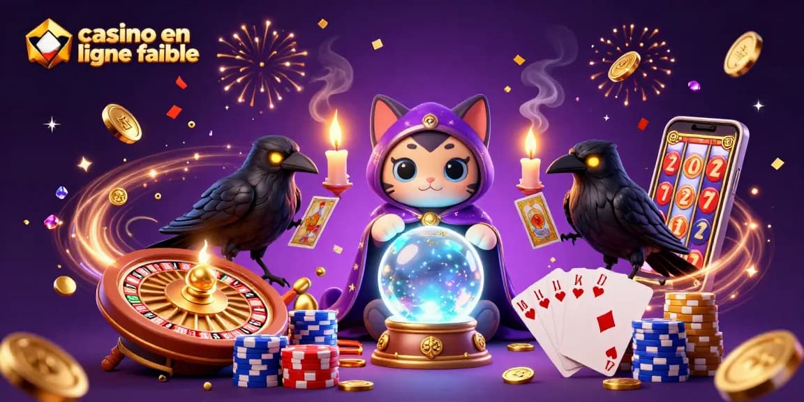 Experience the excitement of casino en ligne fiable with mystical characters, glittering coins and casino elements.