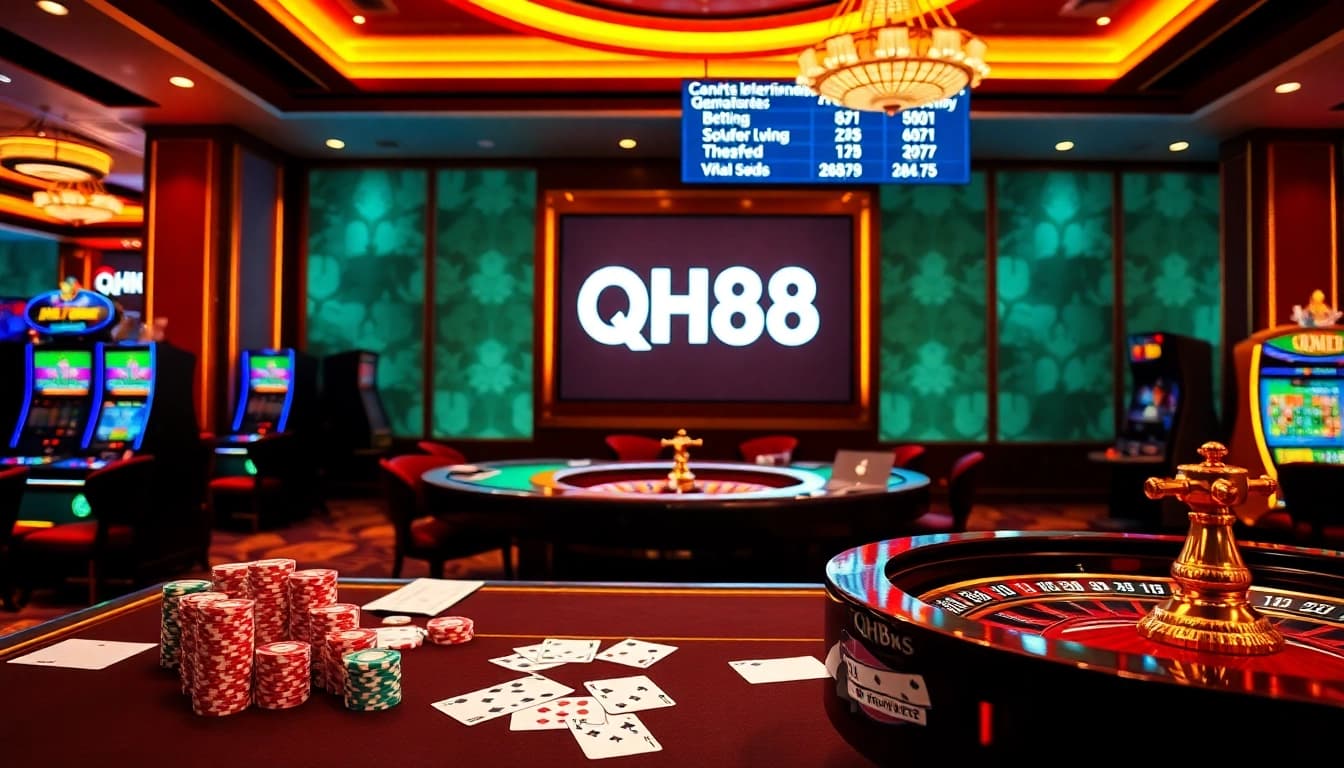 Experience the excitement of QH88 casino with vibrant games and thrilling betting action.