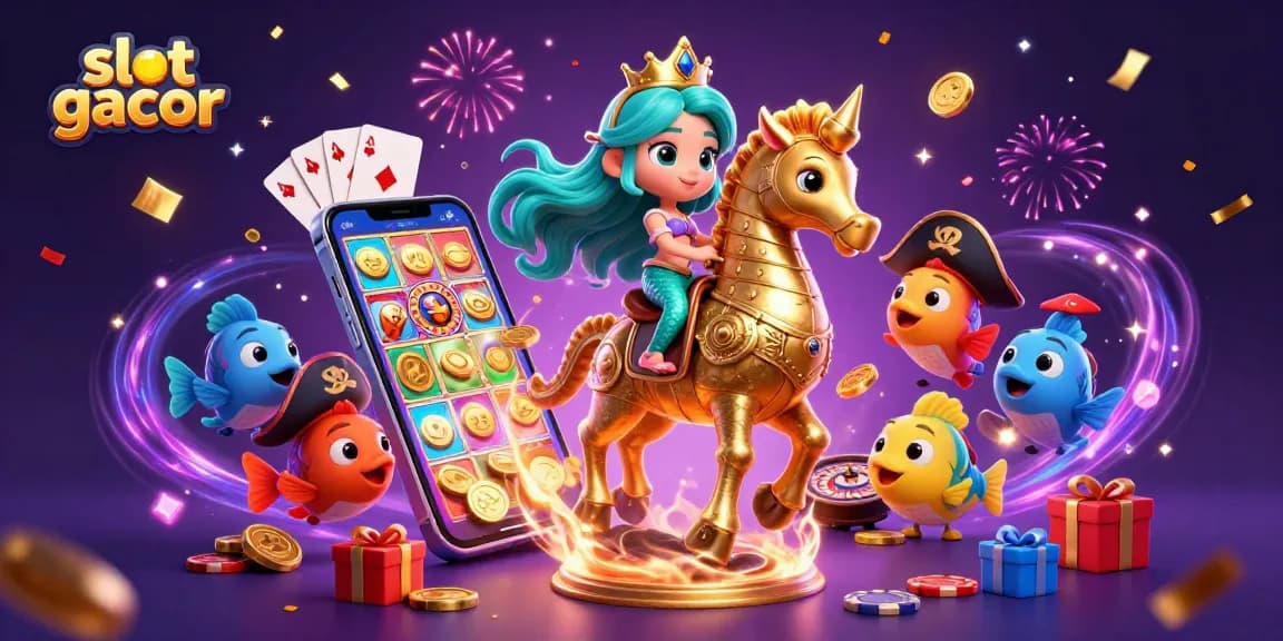 Menangkan slot gacor dengan mermaid dan slot game kaya simbol berwarna-warni