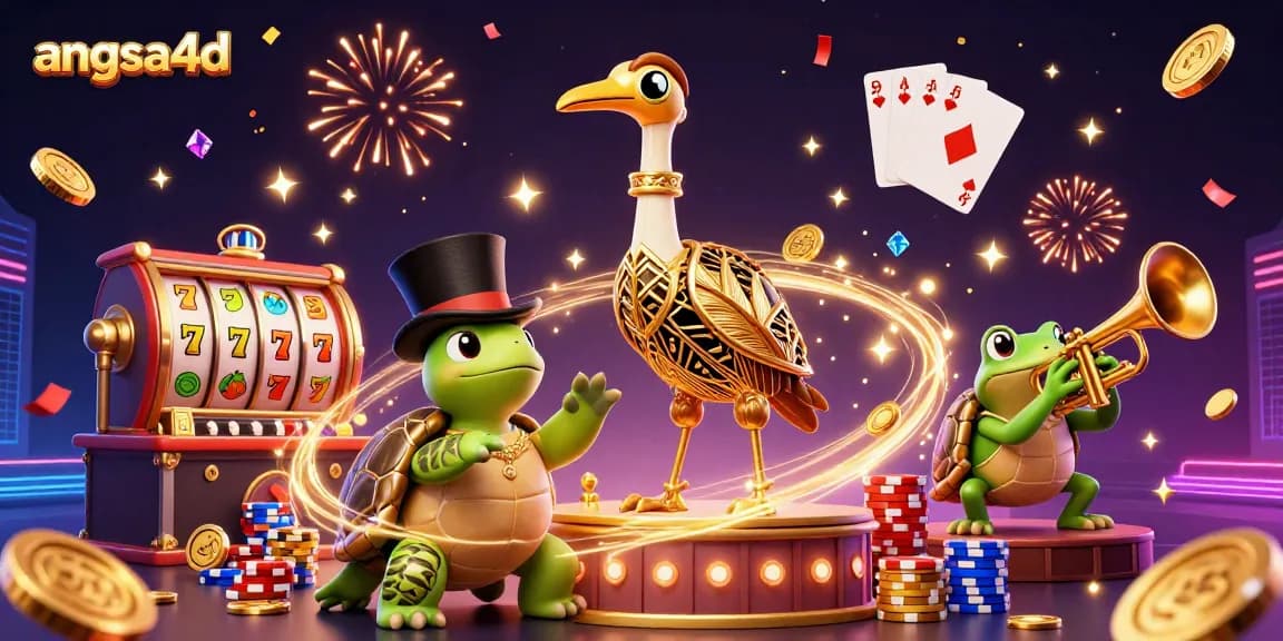 Experience winning big with angsa4d, featuring vibrant 3D casino characters and dynamic slot reels.