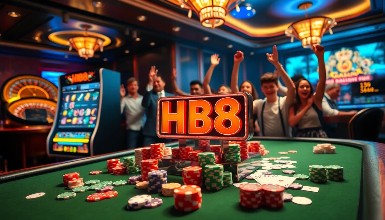 Win big at HB88 with vibrant slot machines and exciting casino atmosphere.