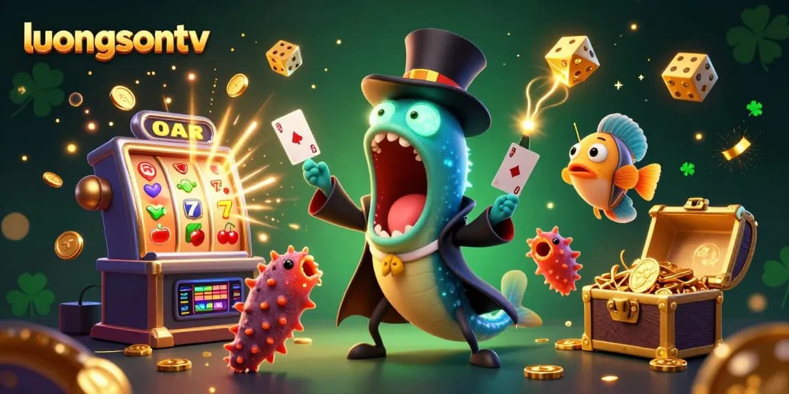 Experience winning moments with luongsontv featuring vibrant 3D casino elements and character magic.