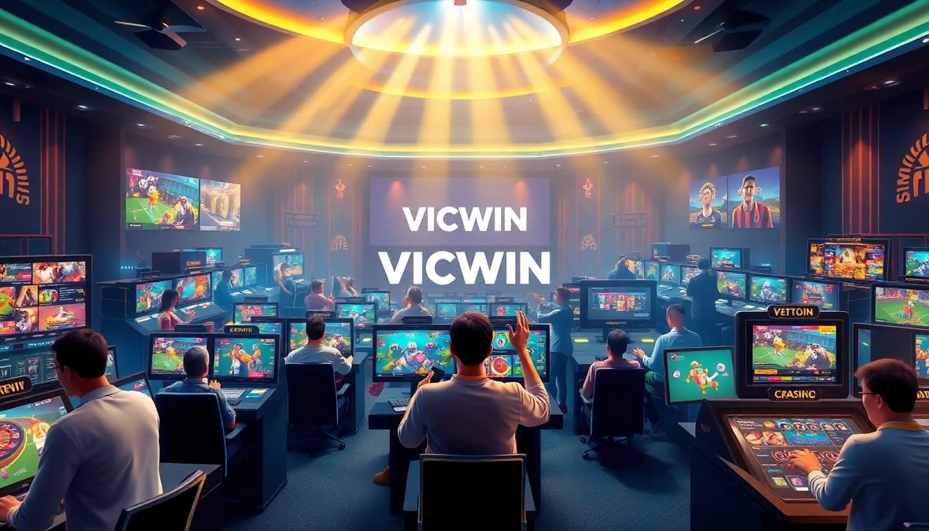 Experience the thrill of VICWIN online gaming with vibrant visuals and engaging gameplay!