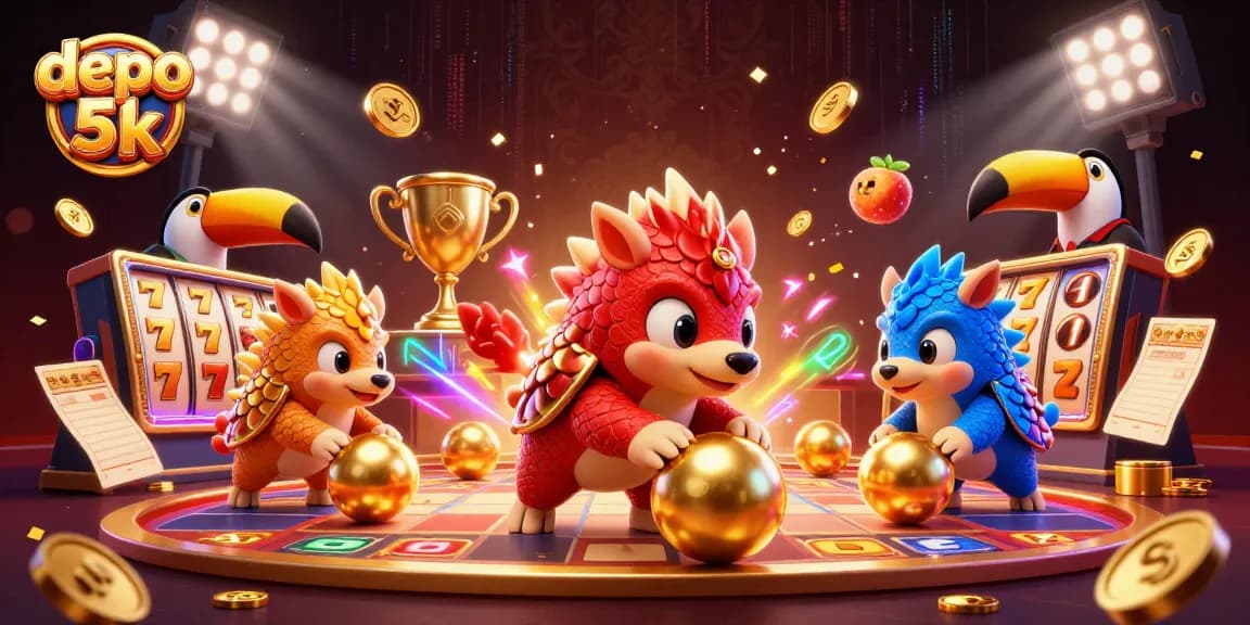 Menangkan jackpot di depo 5k dengan pangolin rival memainkan slot yang berkilau.