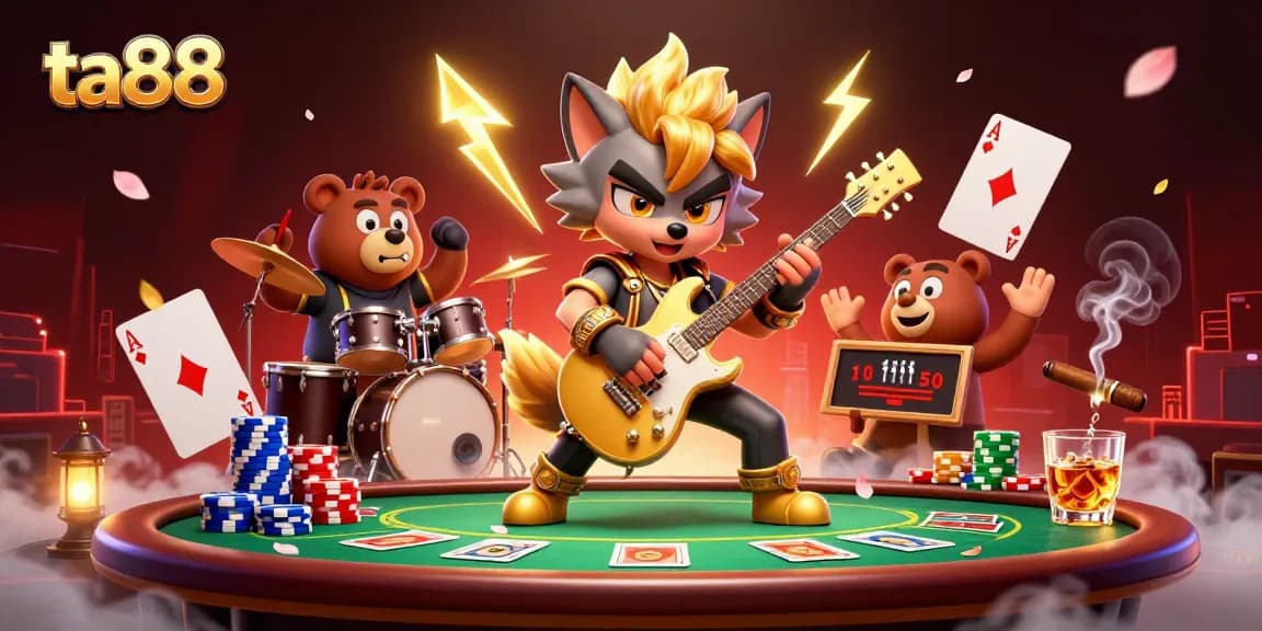 Engage in thrilling poker games at ta88 with epic card hands and dynamic scenes.