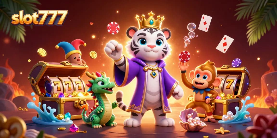 Engage in thrilling gameplay at slot777 with dazzling jackpots and lively casino characters.