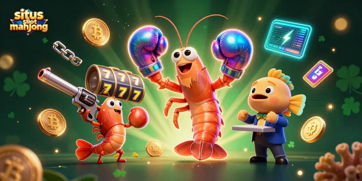 Experience thrill on situs slot mahjong with lively characters and exciting slot game elements!