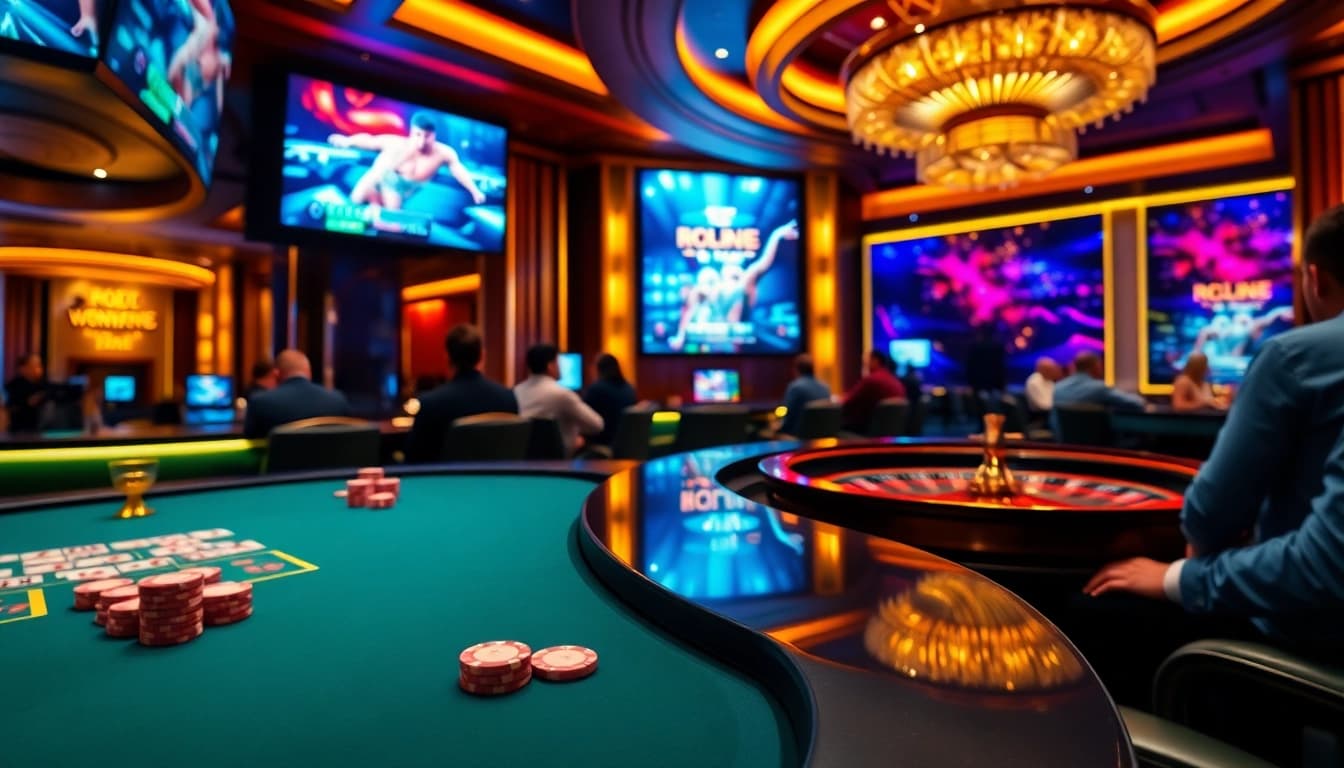 Witness the excitement of đá gà sv388 with live broadcasts and a luxurious casino atmosphere.