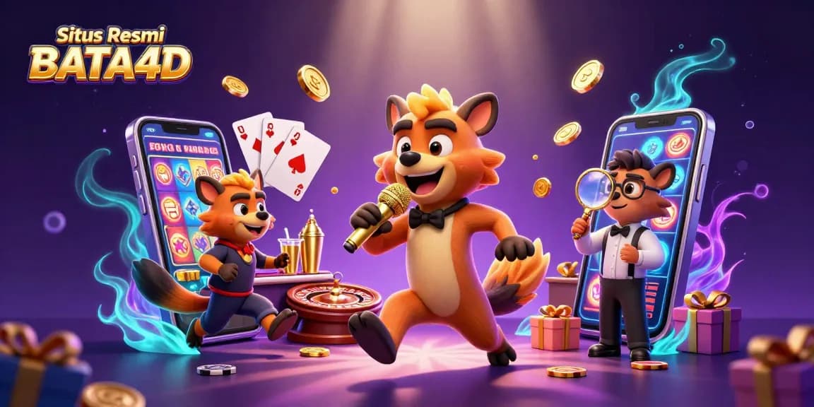 Situs Resmi BATA4D menghadirkan permainan slot dengan standar tinggi, interaksi karakter, dan suasana ceria.
