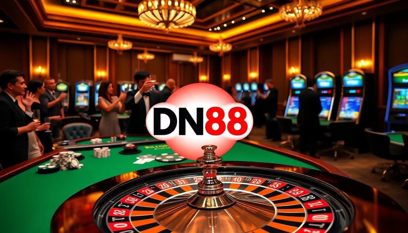 Experience vibrant casino action at DN88 with roulette and poker games in an upscale ambiance.