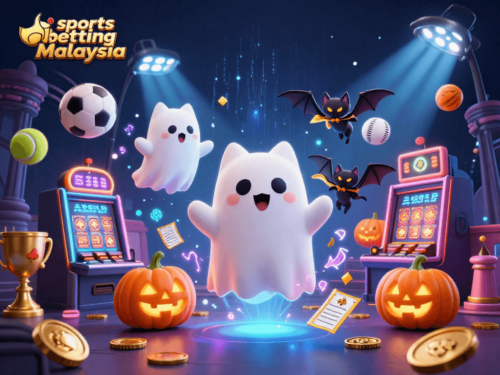 Menangi pertaruhan sukan Malaysia dengan kucing hantu dan elemen perjudian yang unik di kasino.