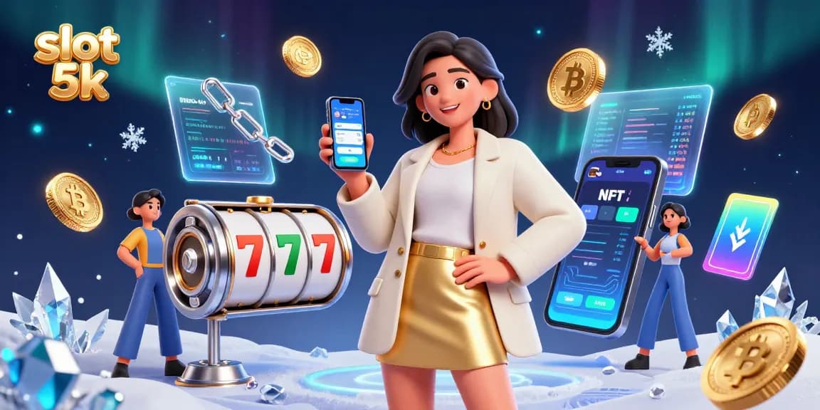 Experience the thrill of slot 5k wins with vibrant 3D casino elements and engaging characters.