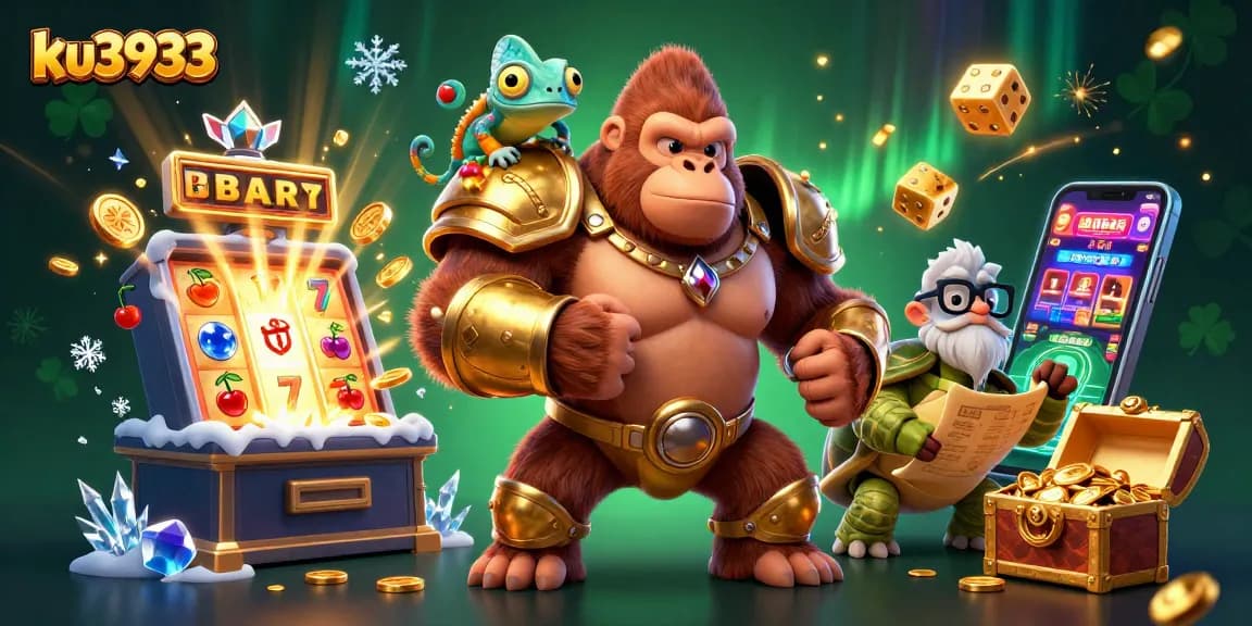 Experience excitement with ku3933 in a vibrant 3D casino showdown featuring dynamic game elements.