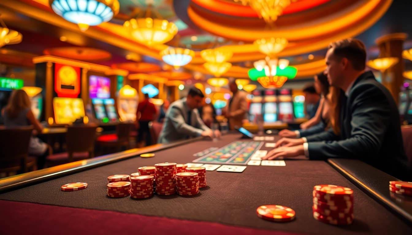 5777 bet login app নিয়ে একটি পশ্চিমা ক্যাসিনোর ঝলমলে দৃশ্য।