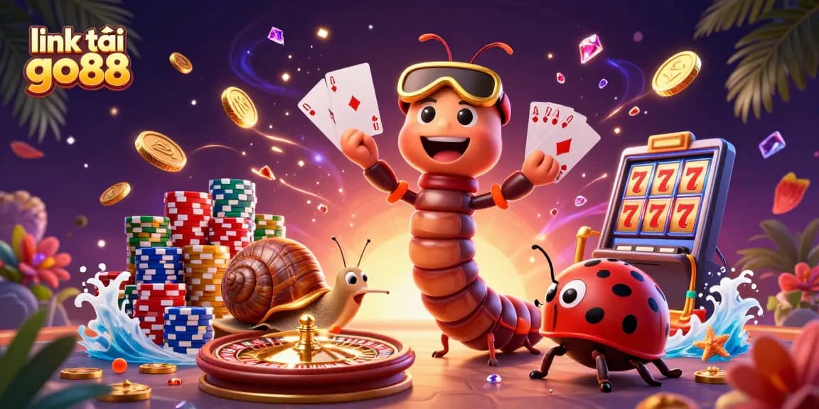 Spin and win with thrilling games at link tải go88 - vibrant casino scene featuring unique characters.