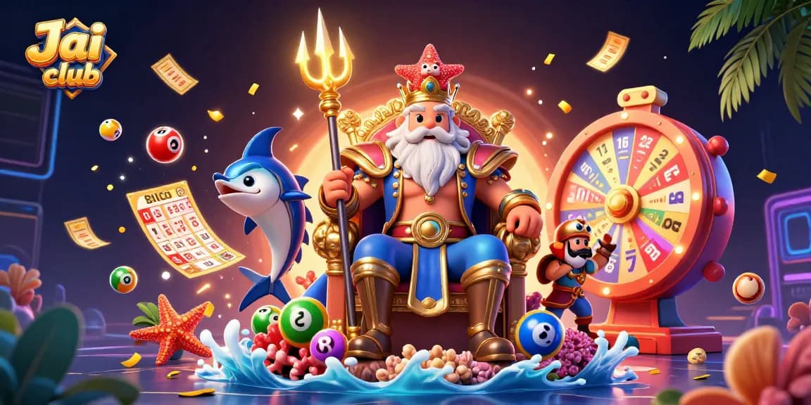 Experience thrilling gameplay on Jai club with a vibrant scene of lottery games and exciting rewards.
