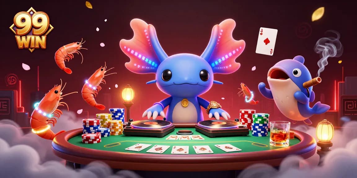 Experience thrilling gameplay at 99 WIN with a vibrant underwater casino theme.