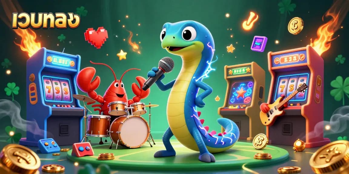 สัมผัสความตื่นเต้นของการเล่นเกมคาสิโนเว็บตรงกับการแสดงใต้น้ำที่มีสีสัน featuring DJ eel และวงดนตรีของเขา