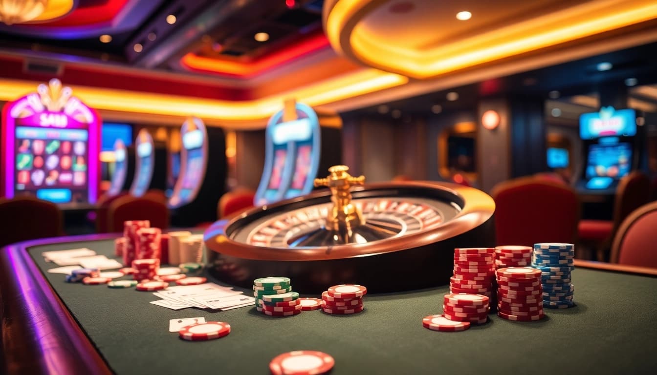 Experience thrilling gameplay at sa88 with vibrant casino games and inviting atmosphere.