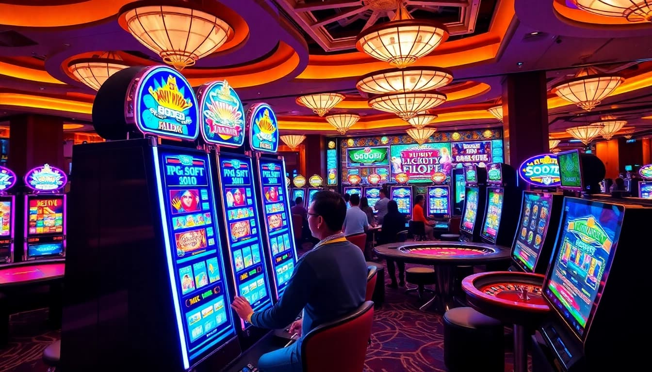 Experience exciting gameplay at link situs slot demo pg soft with vibrant slot machines.