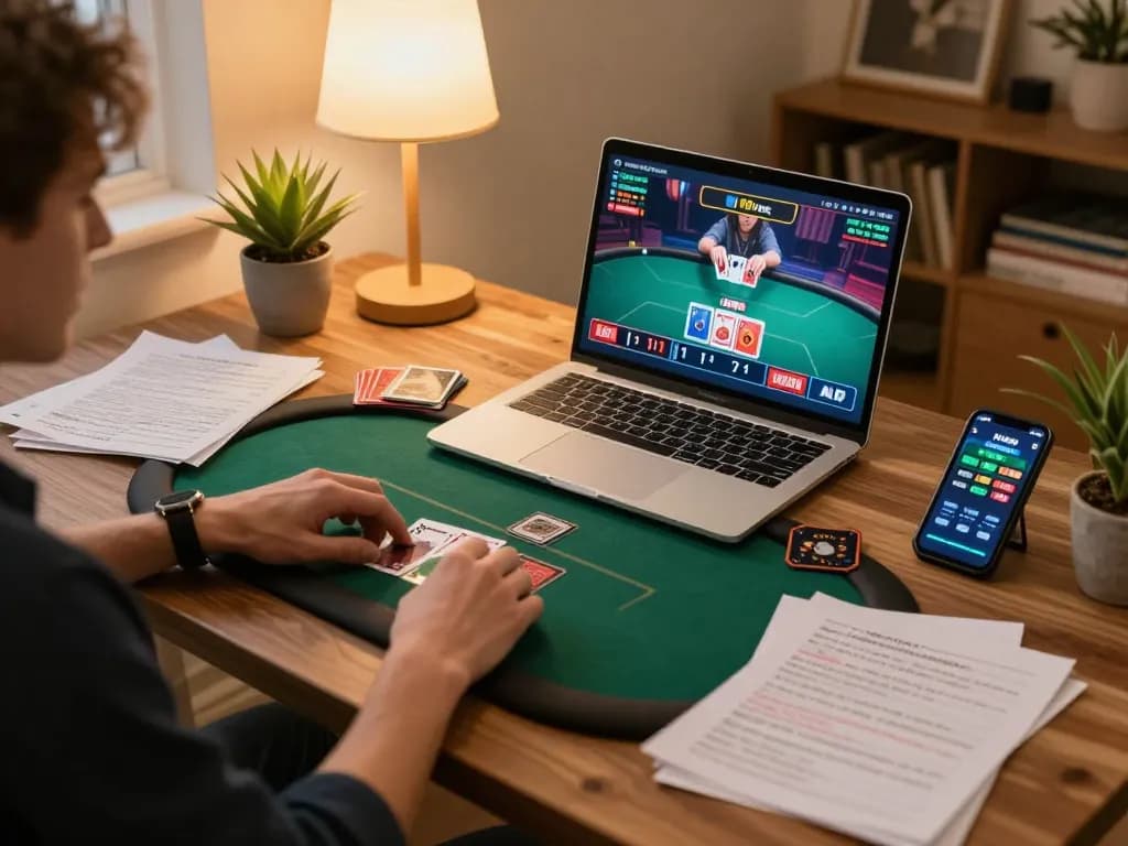 Engaging home online gaming scene with an accessible ffmpeg api for poker strategy planning