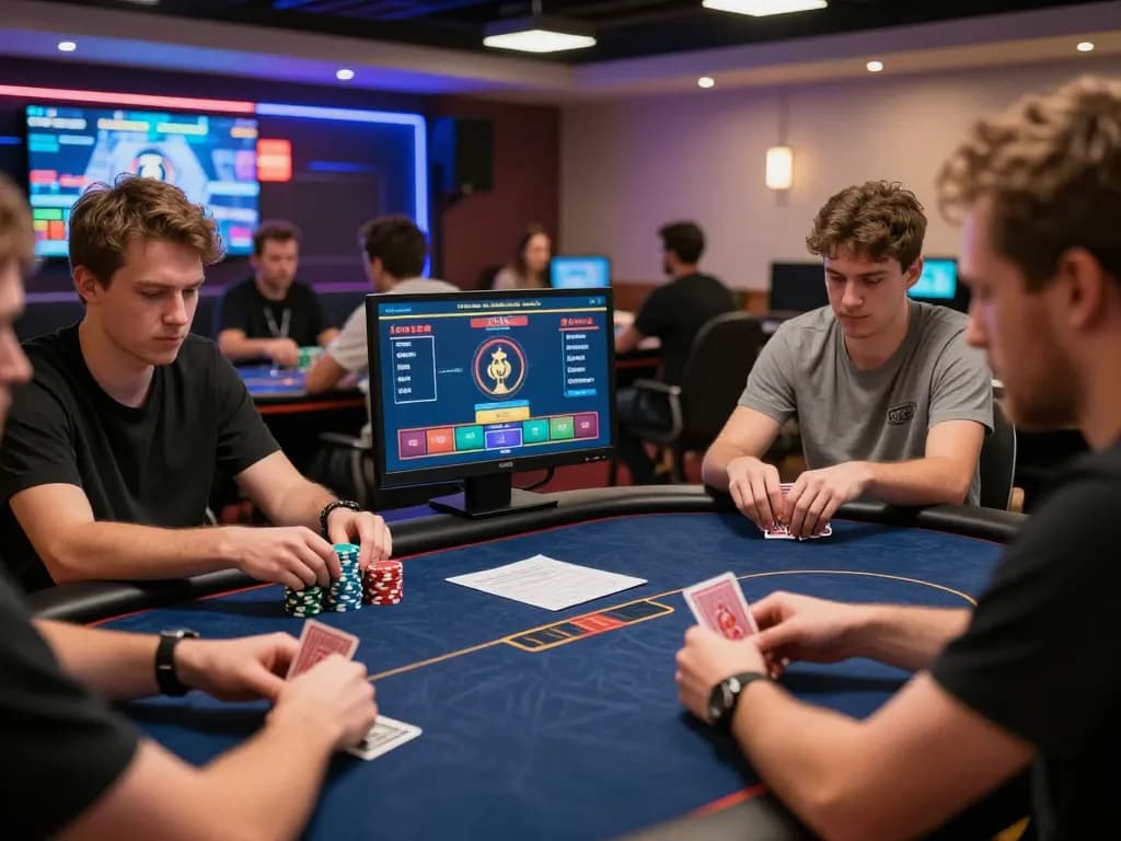 UU88 online poker players strategizing their moves during an exciting tournament.