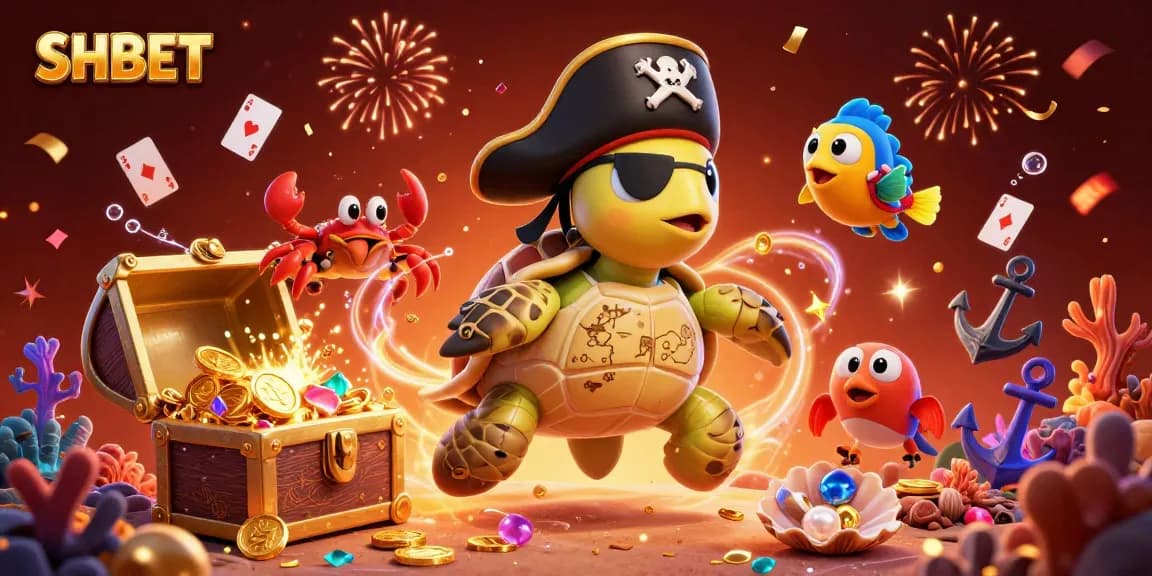 Experience thrilling underwater adventures with SHBET's dynamic casino environment, featuring treasures and games.
