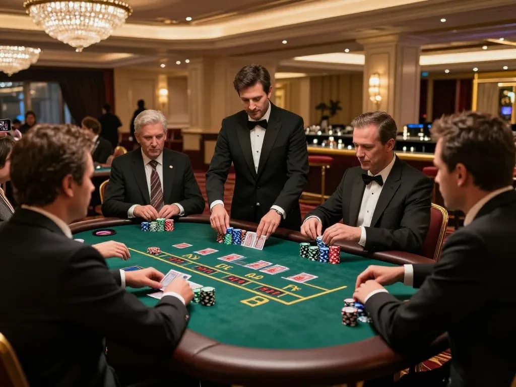 Experience the excitement of GEM WIN blackjack with intense player interactions and luxurious atmosphere.