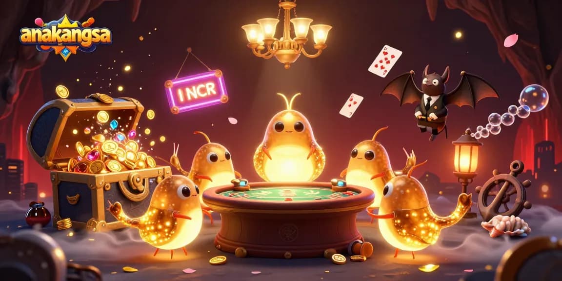 Experience dynamic poker action at the anakangsa cave casino, illuminated by glowworms.
