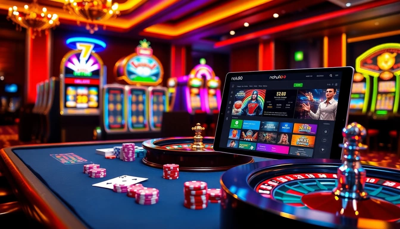 Experience thrilling gameplay at nohu90 with vibrant casino gaming elements and modern interface.