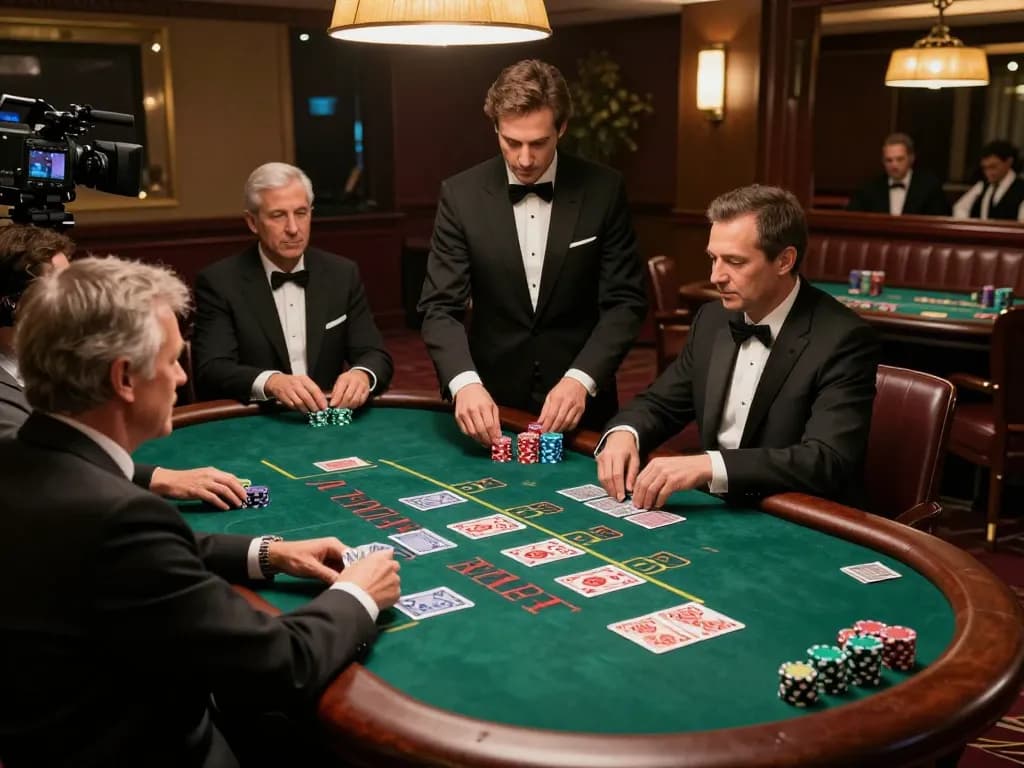 Players engaged in high-stakes blackjack at Go 88, showcasing strategy and intense focus.