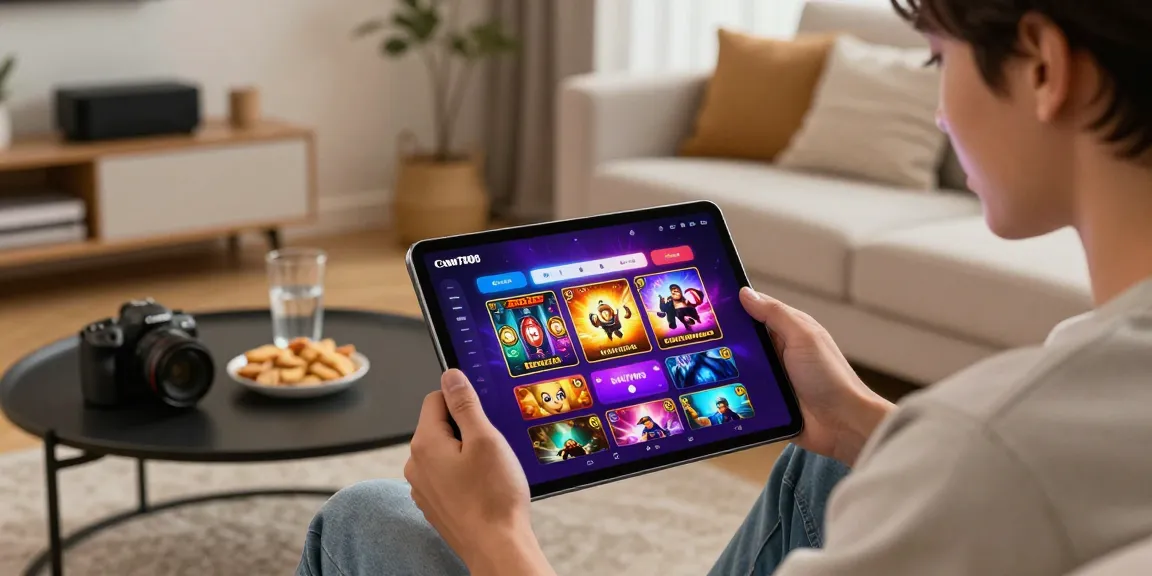 Experience the thrill of slot7000 with an engaging gaming platform scene featuring a user immersed in online gaming.