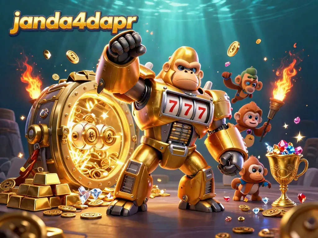 Menangkan permainan dengan janda4dapr, sebagai gorila emas bermain slot yang memukau.