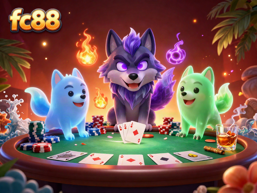 Hãy chinh phục thế giới cá cược tại fc88 với những con sói ma quái và bàn poker đầy chiến thắng.