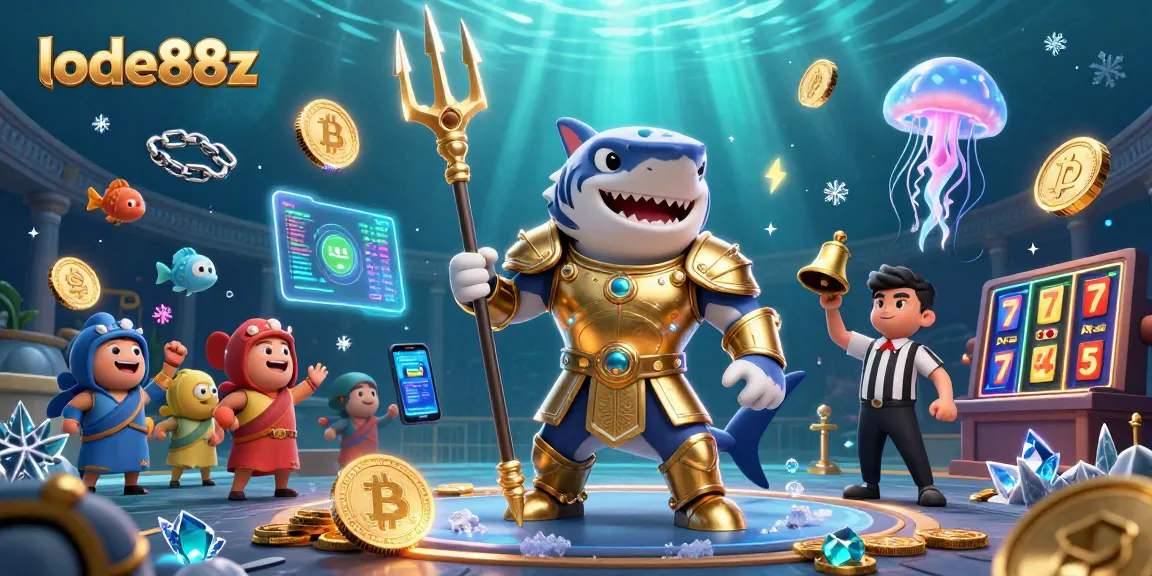 Experience the excitement of lode88z with dynamic 3D casino elements and an engaging underwater theme.