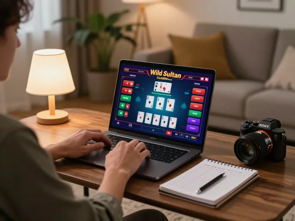 Engage with Wild Sultan bonus de bienvenue through an immersive online gaming experience at home.