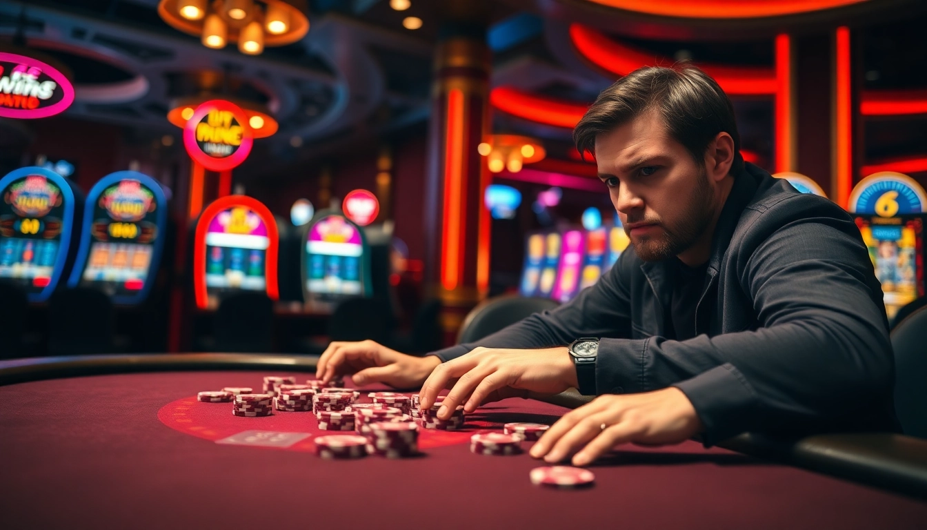 Experience the thrill of uvip casino gameplay at a high-stakes poker table.